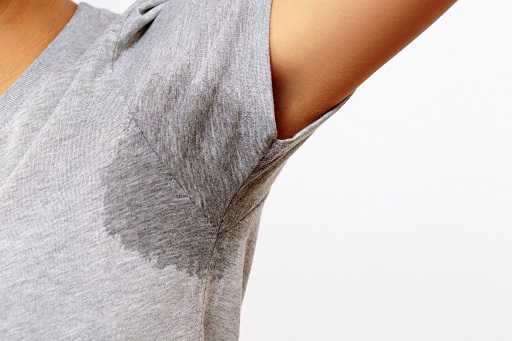 Produção de suor pelo corpo, também conhecida como transpiração