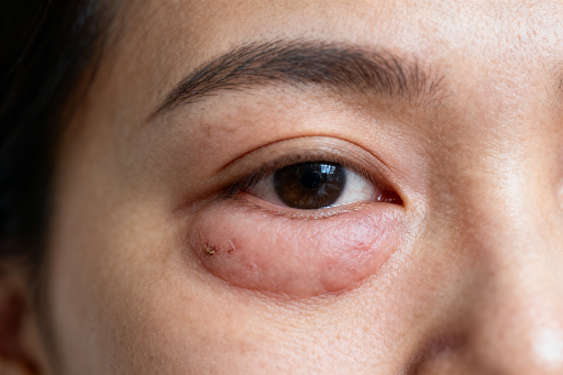 Inchaço profundo na pele ou mucosas, causado pelo acúmulo de líquidos devido ao aumento da permeabilidade vascular