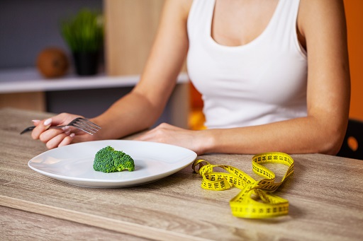 Doenças psiquiátricas graves com hábitos alimentares irregulares e preocupação excessiva com peso, corpo e imagem