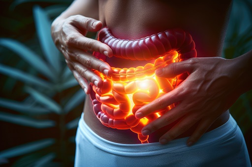 Ocorre quando o fluxo sanguíneo para o intestino é reduzido ou interrompido, causando falta de oxigênio e danos aos tecidos