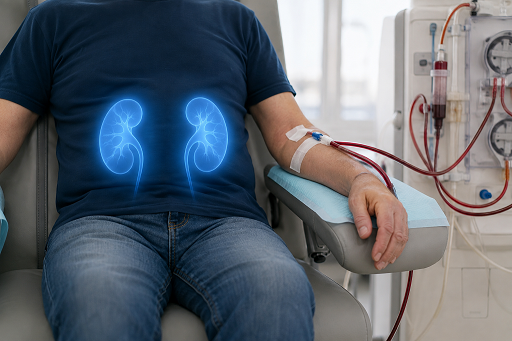 Contraindicado para pacientes com insuficiência renal terminal e função de filtração dos rins muito reduzida