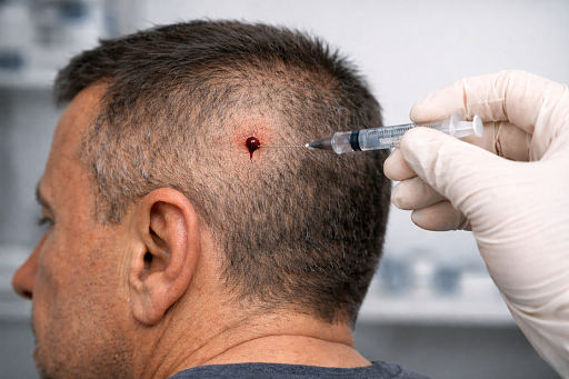 Sangramento no local da aplicação